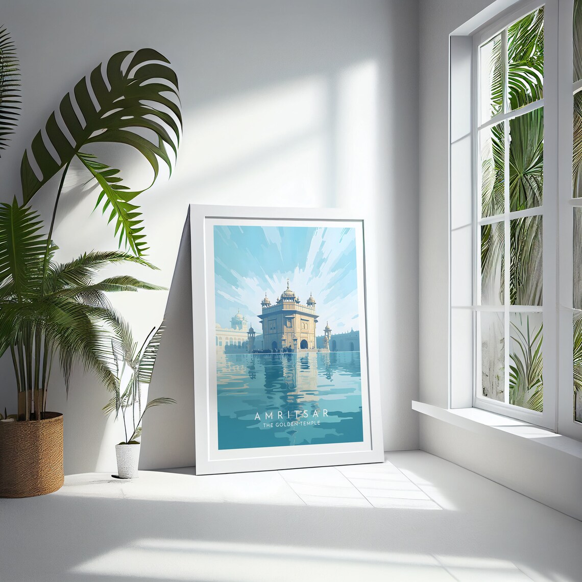 Amritsar Travel Poster, Golden Temple India - Image 4