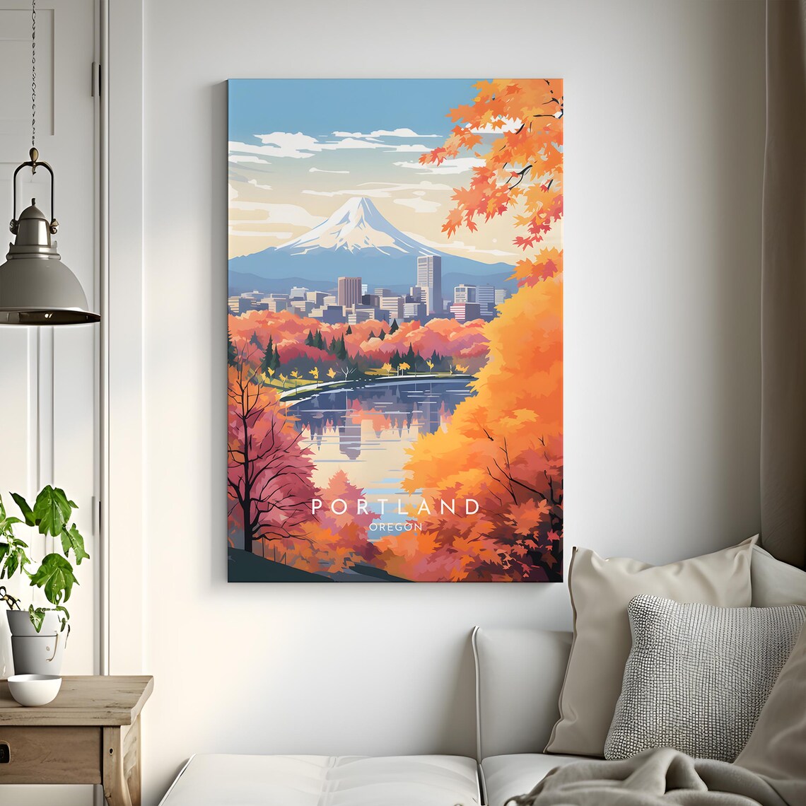 Portland Travel Poster, Oregon Home Decor - Image 3