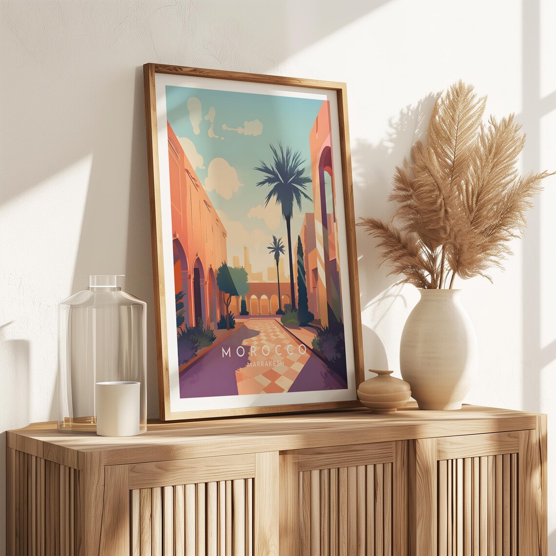 Marrakesh Travel Poster, Morocco Home Decor - Image 2