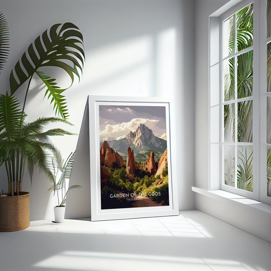 Garden Of The Gods Travel Poster, Colorado - Image 4