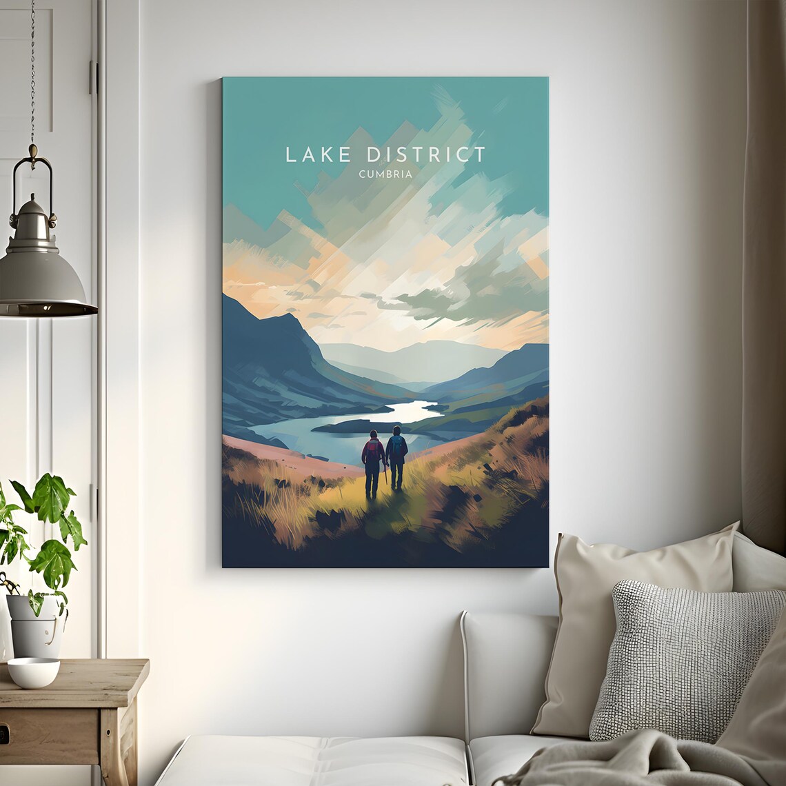 Cumbria Lake District England Travel Poster - Image 3