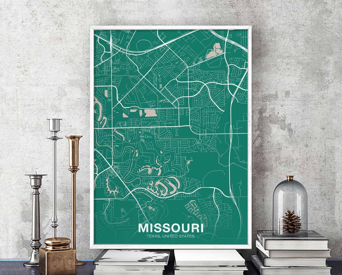 Missouri Texas, USA Poster Print
