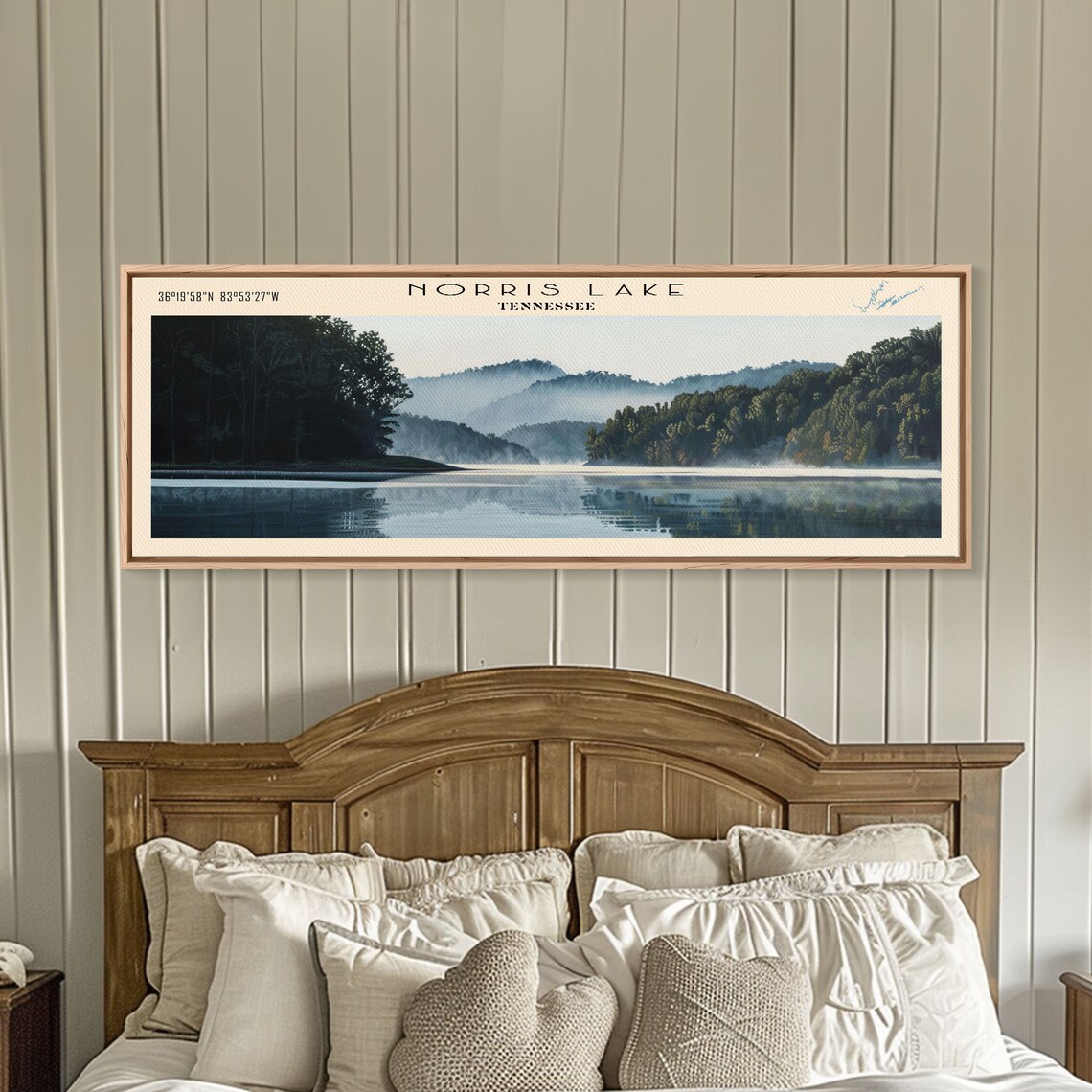 Norris Lake Tennessee Travel Poster, Lake House Decor - Image 2