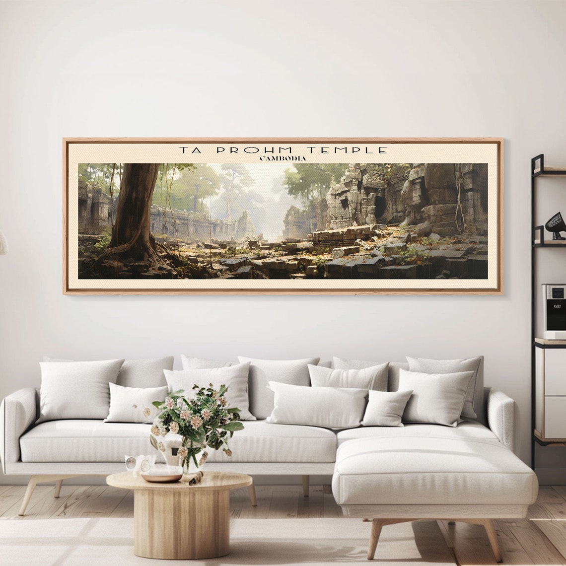 Ta Prohm Temple Cambodia Jungle Ruins Ancient Roots Travel Poster - Image 4