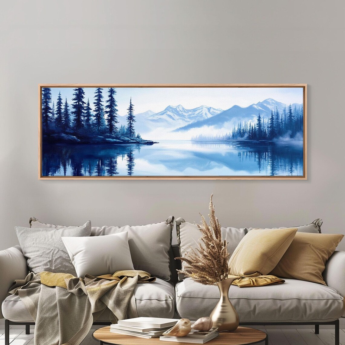 Winter In The Mountains, Panoramic Landscape