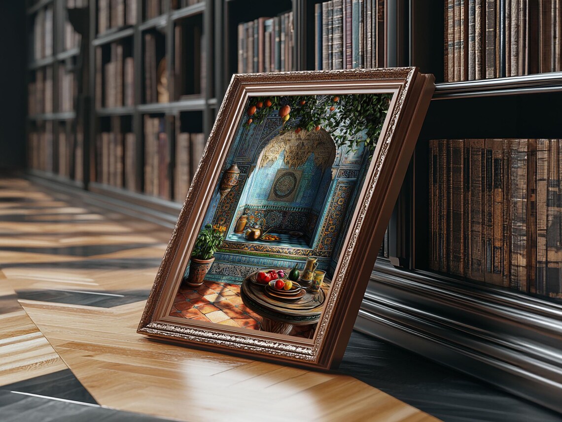 Moroccan Kitchen Still Life Art Print, Dining Room - Image 6