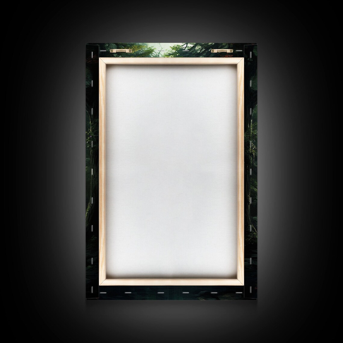 Enchanter Forest Waterfalls Fantasy Art Print - Image 2
