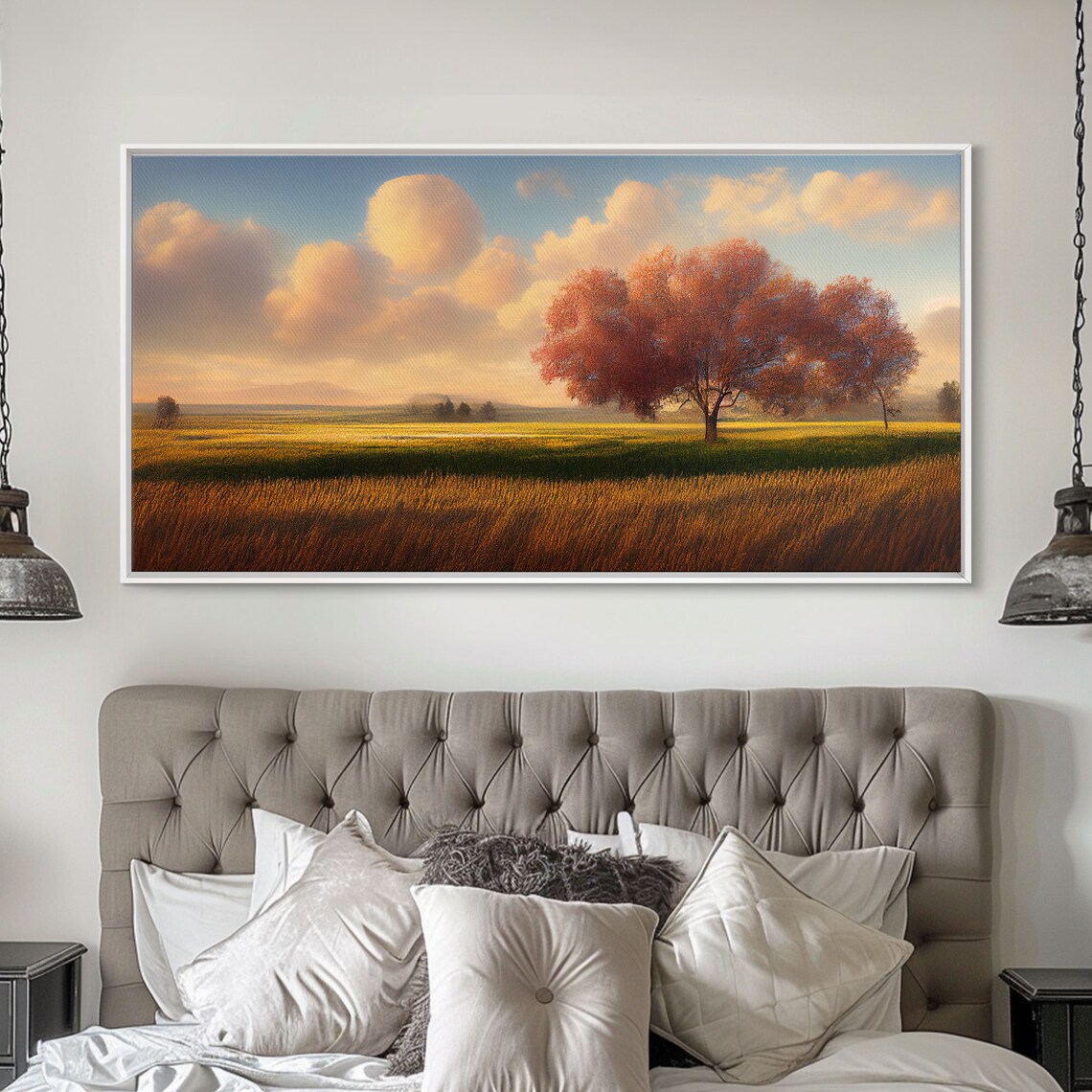 Lone Tree Texas Field, Texan Prairie Landscape - Image 4