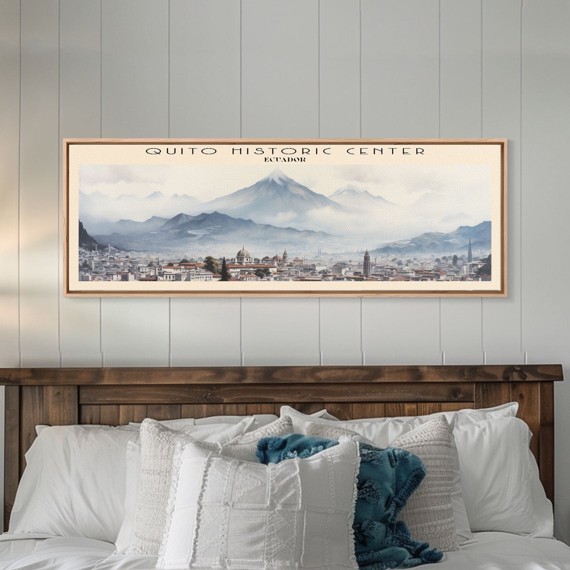 Quito Historic Center Ecuador Andes City Rooftops Panoramic Poster - Image 3