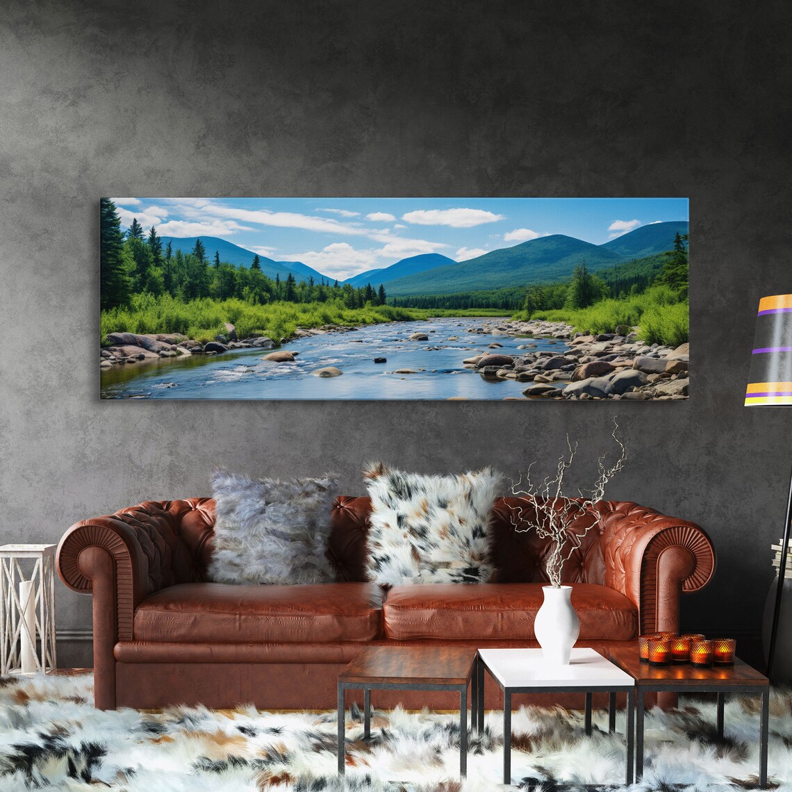White Mountains New Hampshire Panoramic Art Print