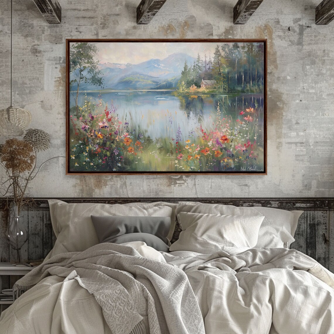 Summer At The Lake Art Print, Lakehouse Decor - Image 6