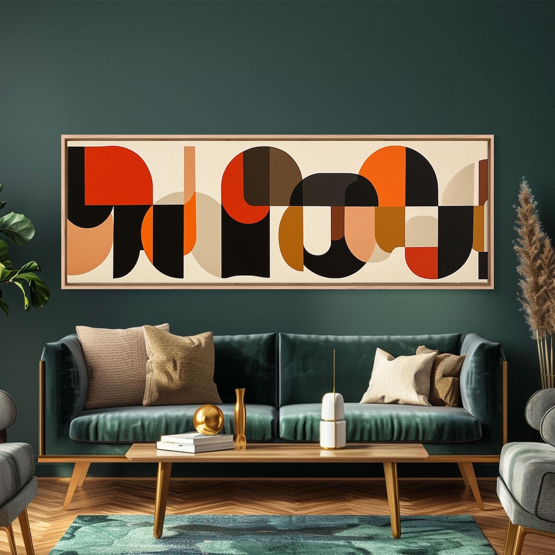 Mid-Century Modern Geometric Patterns, Wall Art