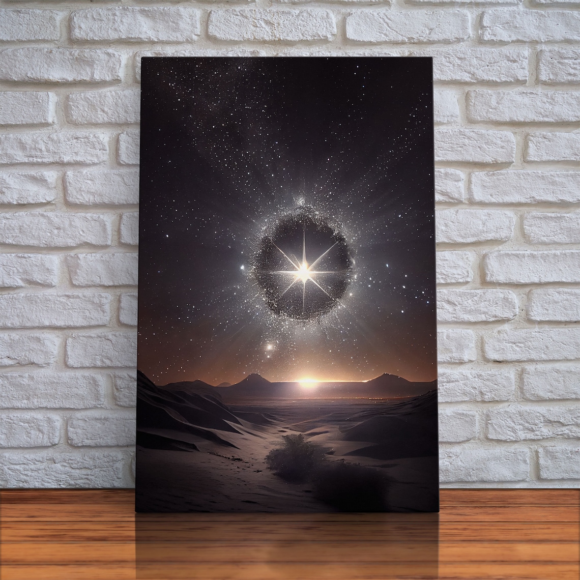 North Star Over the Sahara, Van Gogh-Inspired Art Print