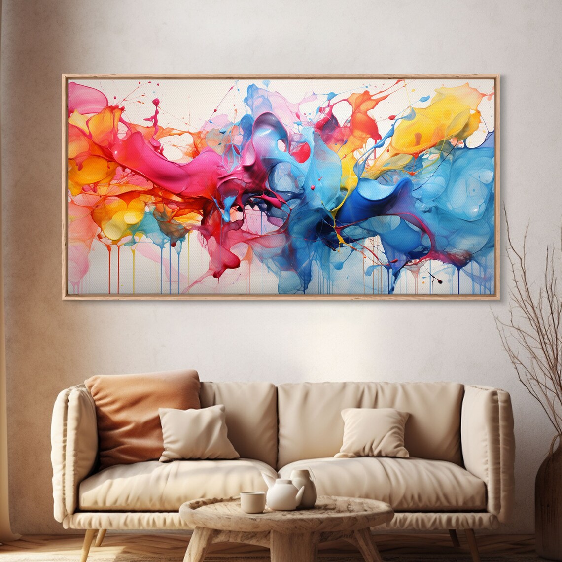 Alcohol Ink Color Explosion, Modern Abstract Art Print - Image 4