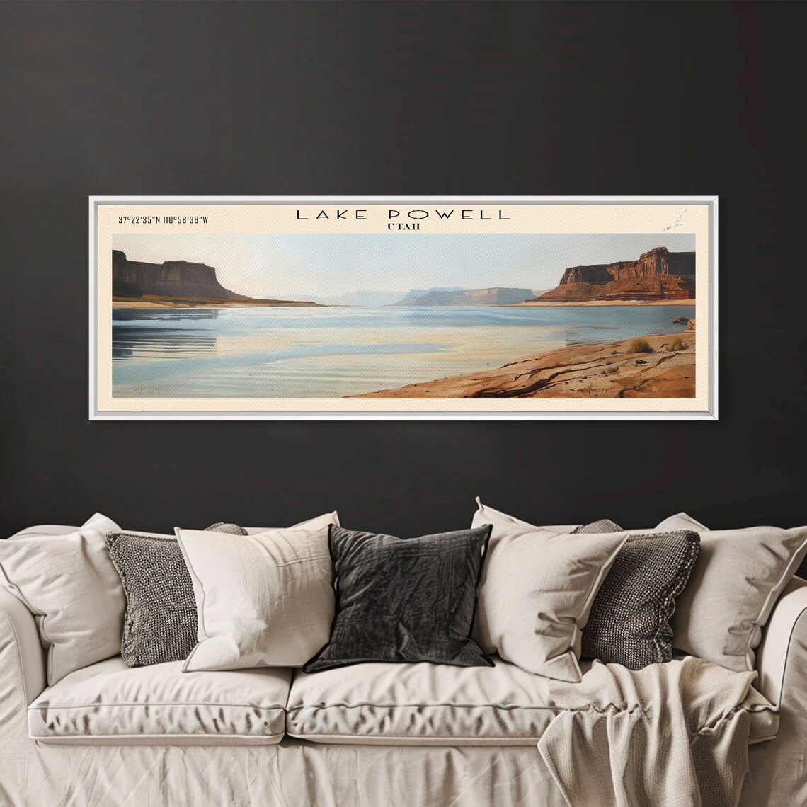 Lake Powell Utah Travel Poster, Lake House Decor - Image 5