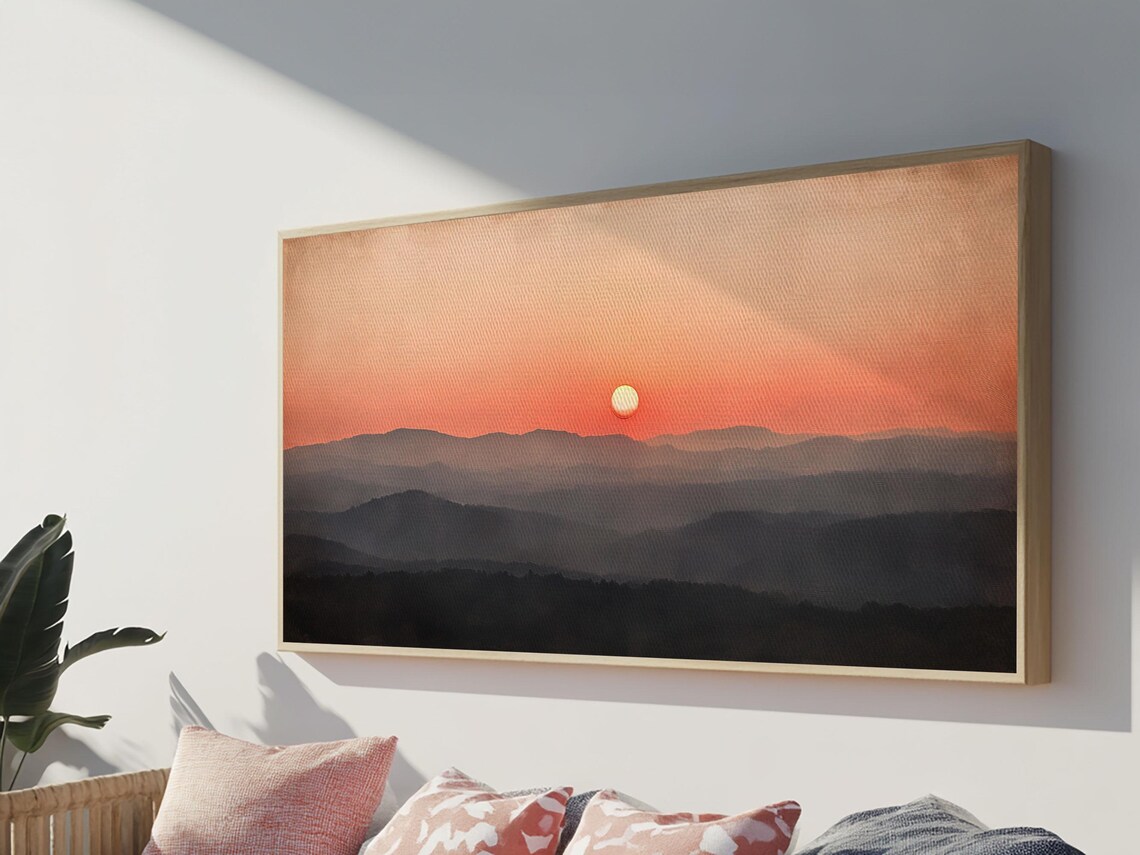 Sunrise Over the Smoky Mountains Travel Poster - Image 5