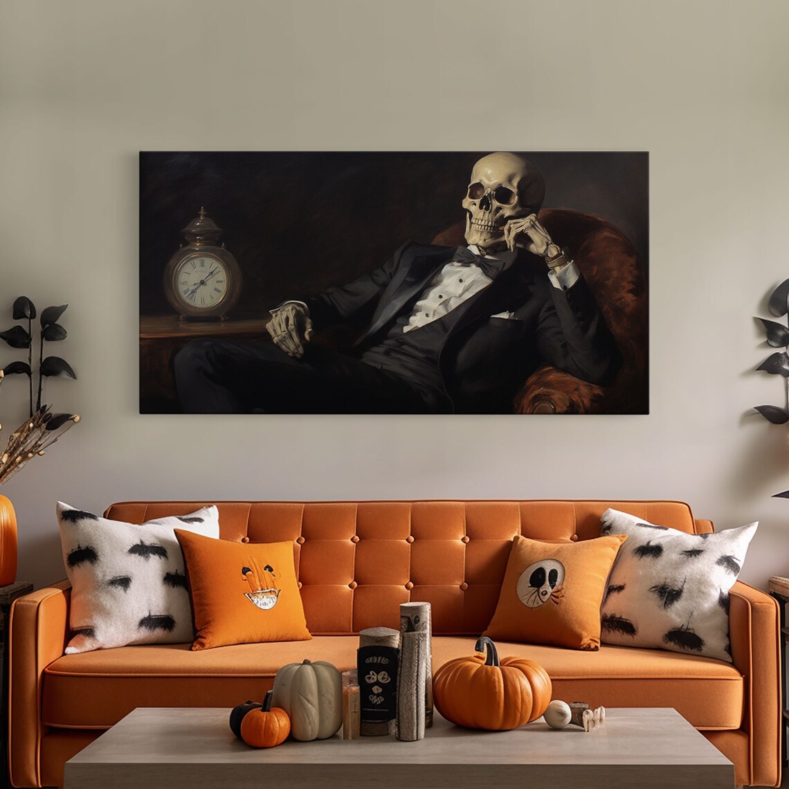 Renaissance Skeleton, Dark Academia Poster Print - Image 5