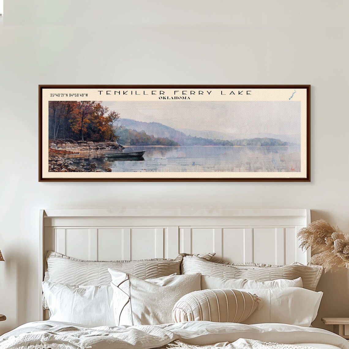 Tenkiller Ferry Lake, Oklahoma Panoramic Travel Poster - Image 5