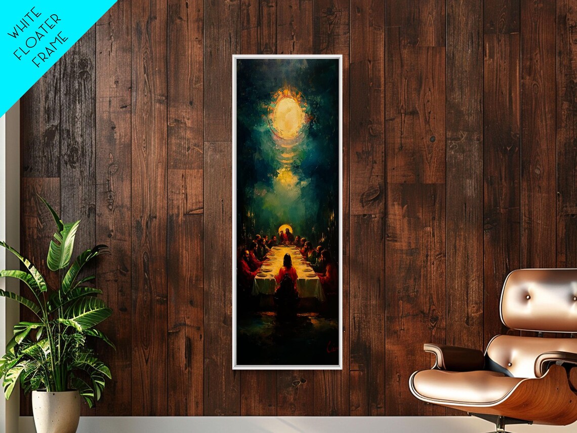 The Last Supper Impressionist Painting Vibrant Religious Art Poster - Image 2