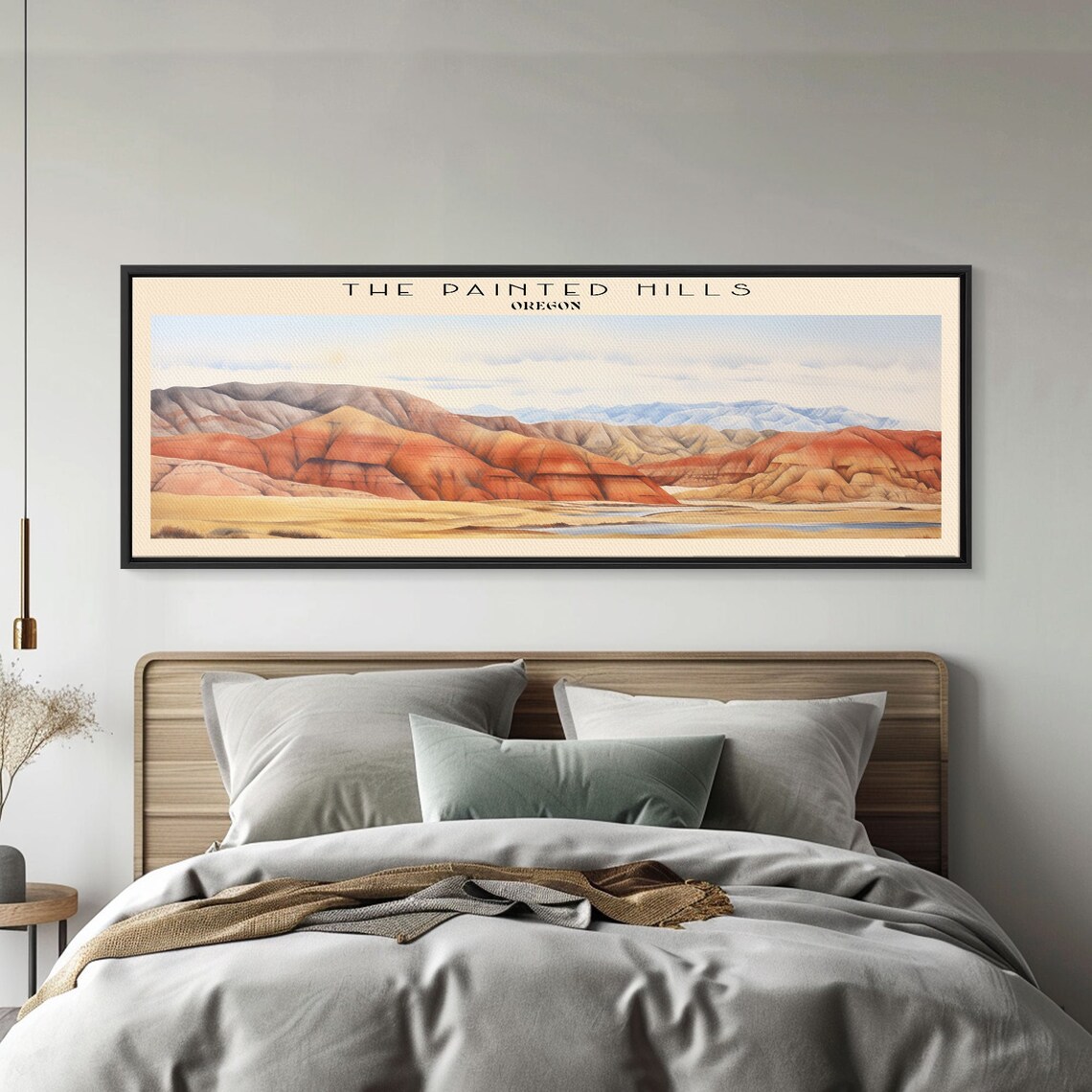 The Painted Hills Retro Travel Poster, Panoramic - Image 5