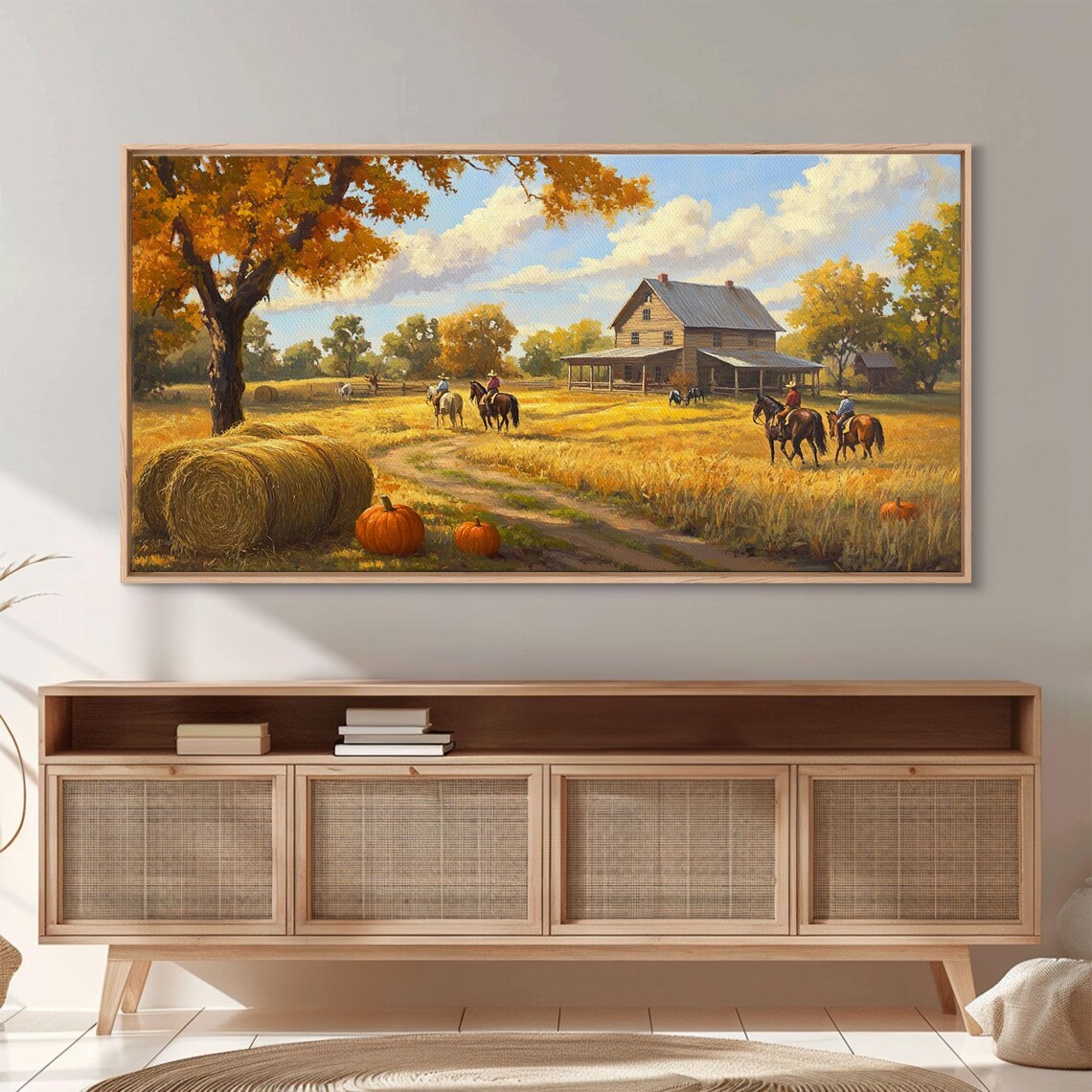 Autumn Ranch, Pumpkin Patch Rustic Country Decor