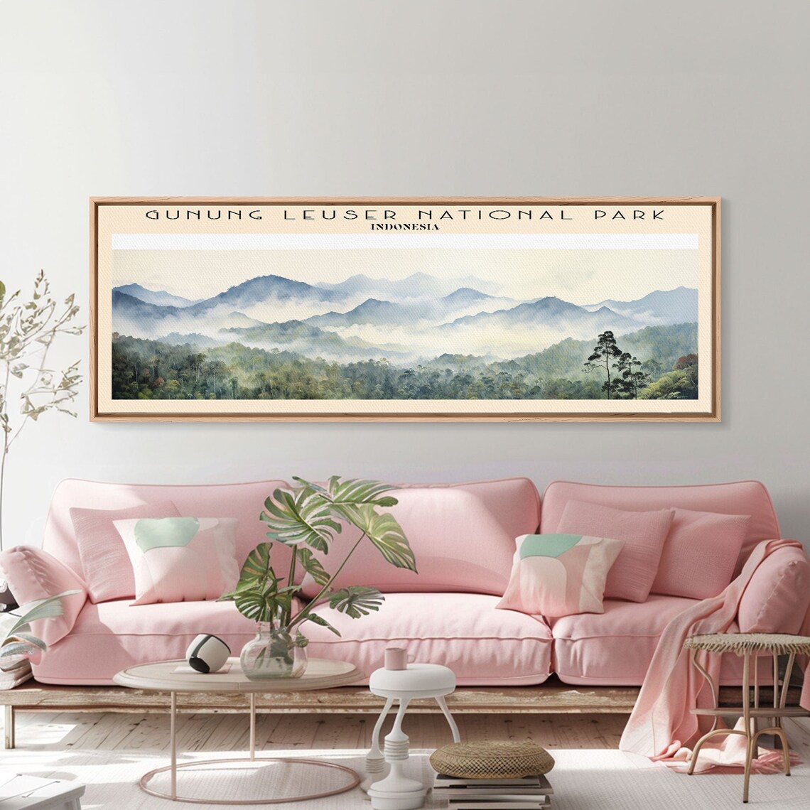 Gunung Leuser National Park Indonesia Misty Mountain Jungle Travel Poster - Image 4