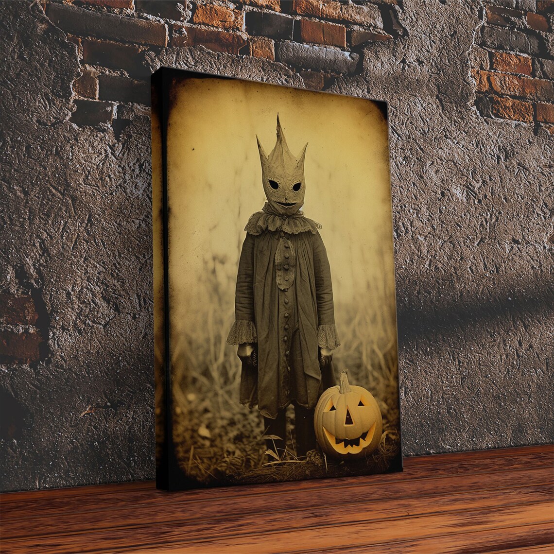 Halloween Gothic Wall Art Print, Spooky Decor