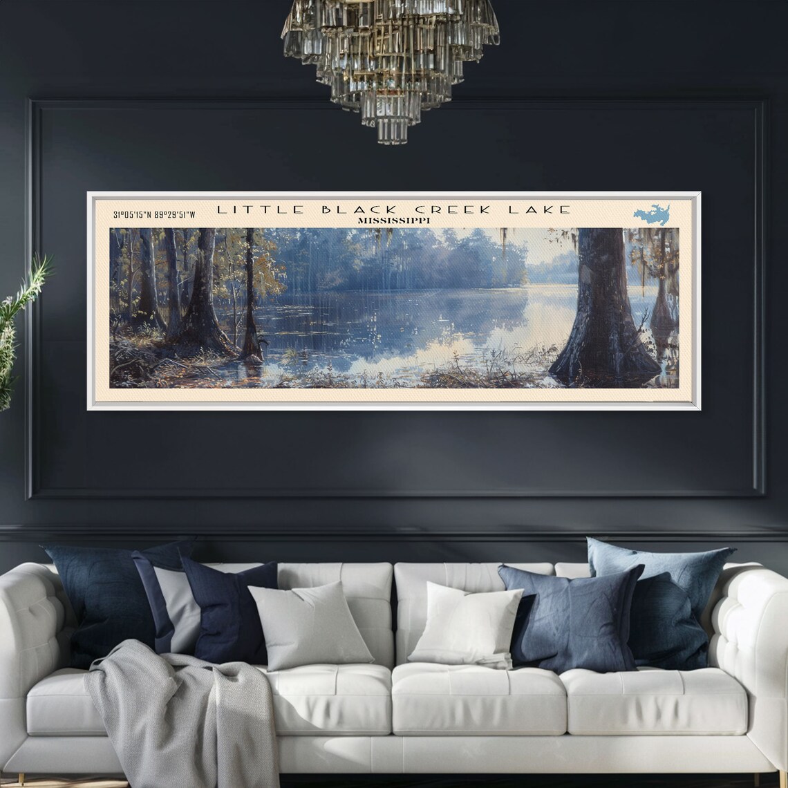 Little Black Creek Lake Mississippi Travel Poster - Image 4