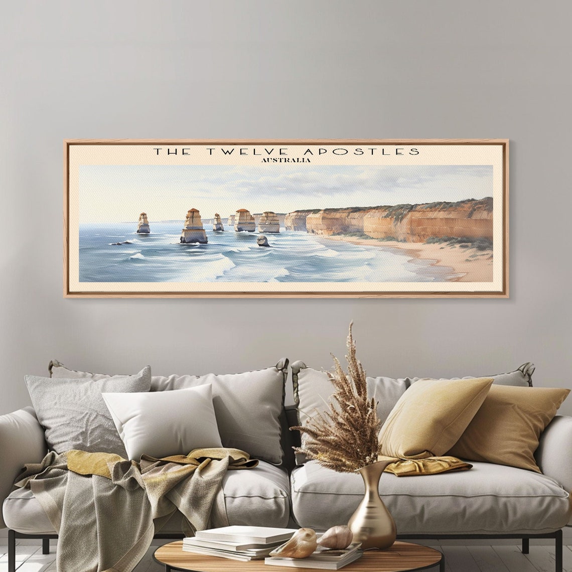 Twelve Apostles Australia Limestone Sea Stacks Cliffs Travel Poster - Image 5