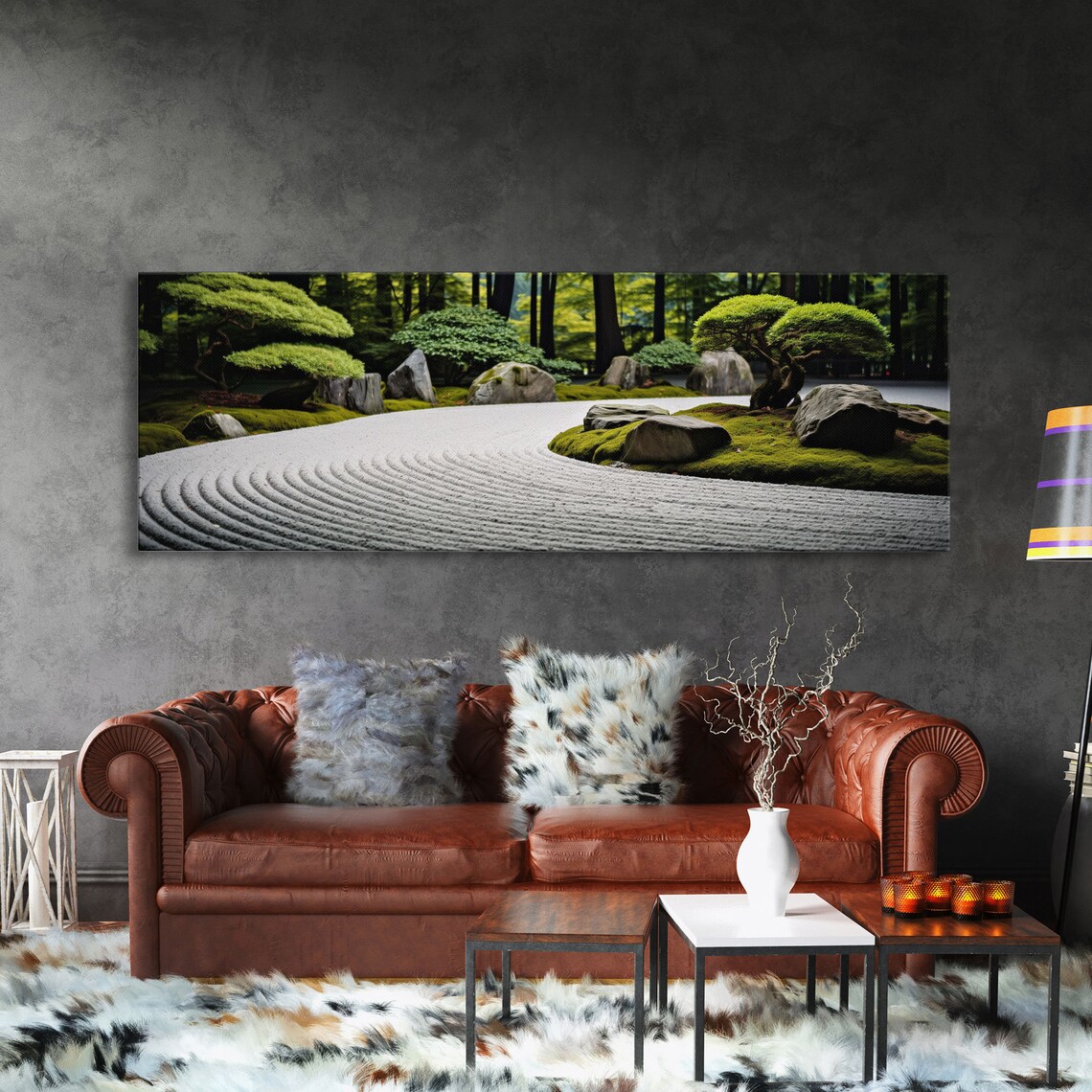 Zen Garden Art Print, Meditation Center Decor - Image 3