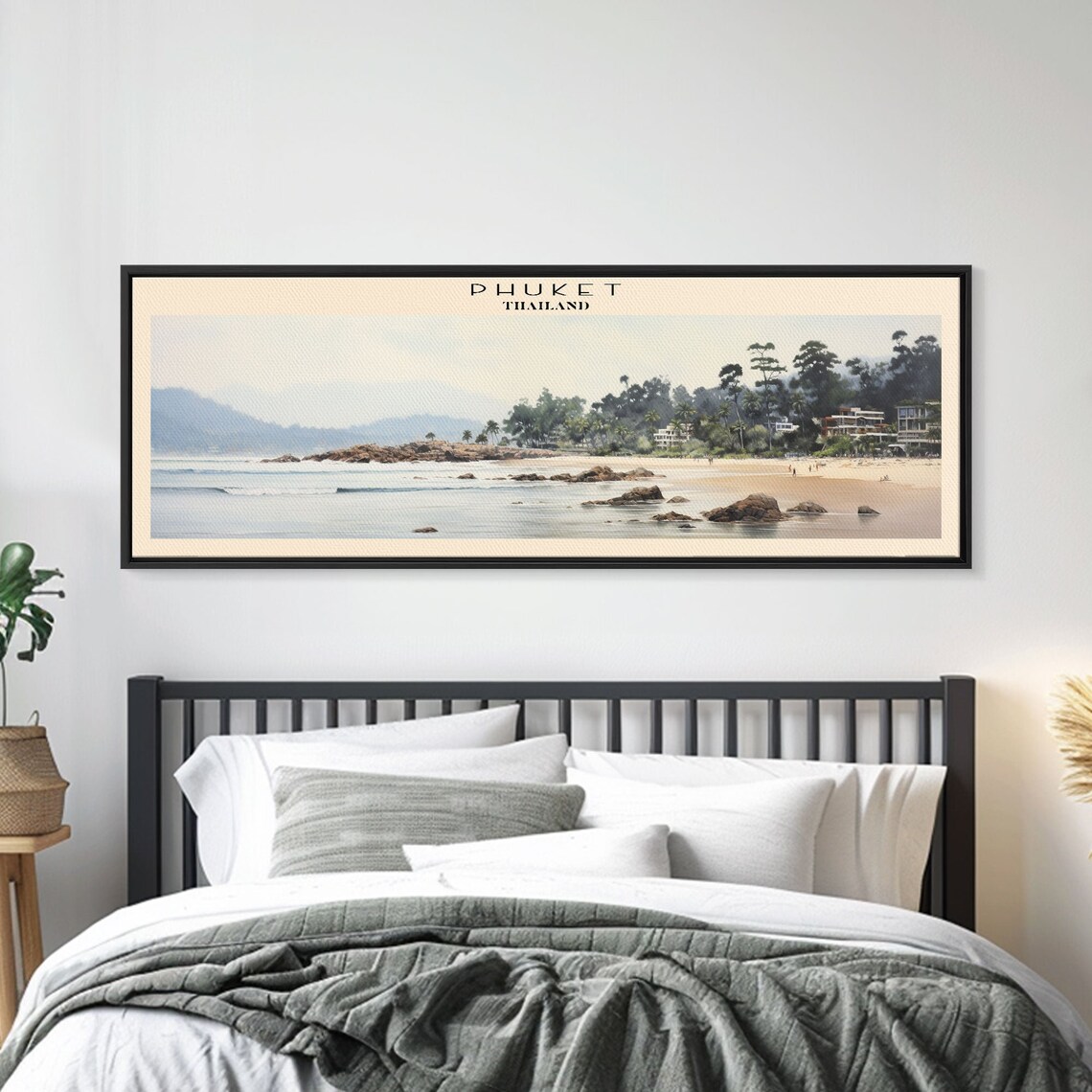 Phuket Framed Print Travel Poster Panoramic Wall Art Home Decor Gift For Travel Lover Wall Hanging - Image 4