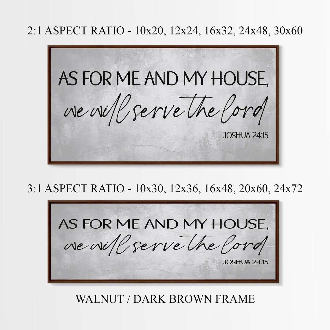 As For Me And My House We Will Serve The Lord Joshua 2415 Poster - Image 4