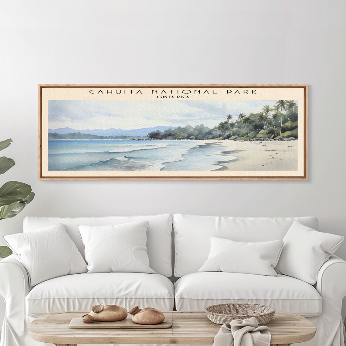 Cahuita National Park Costa Rica Palm Beach Turquoise Water Travel Poster - Image 4