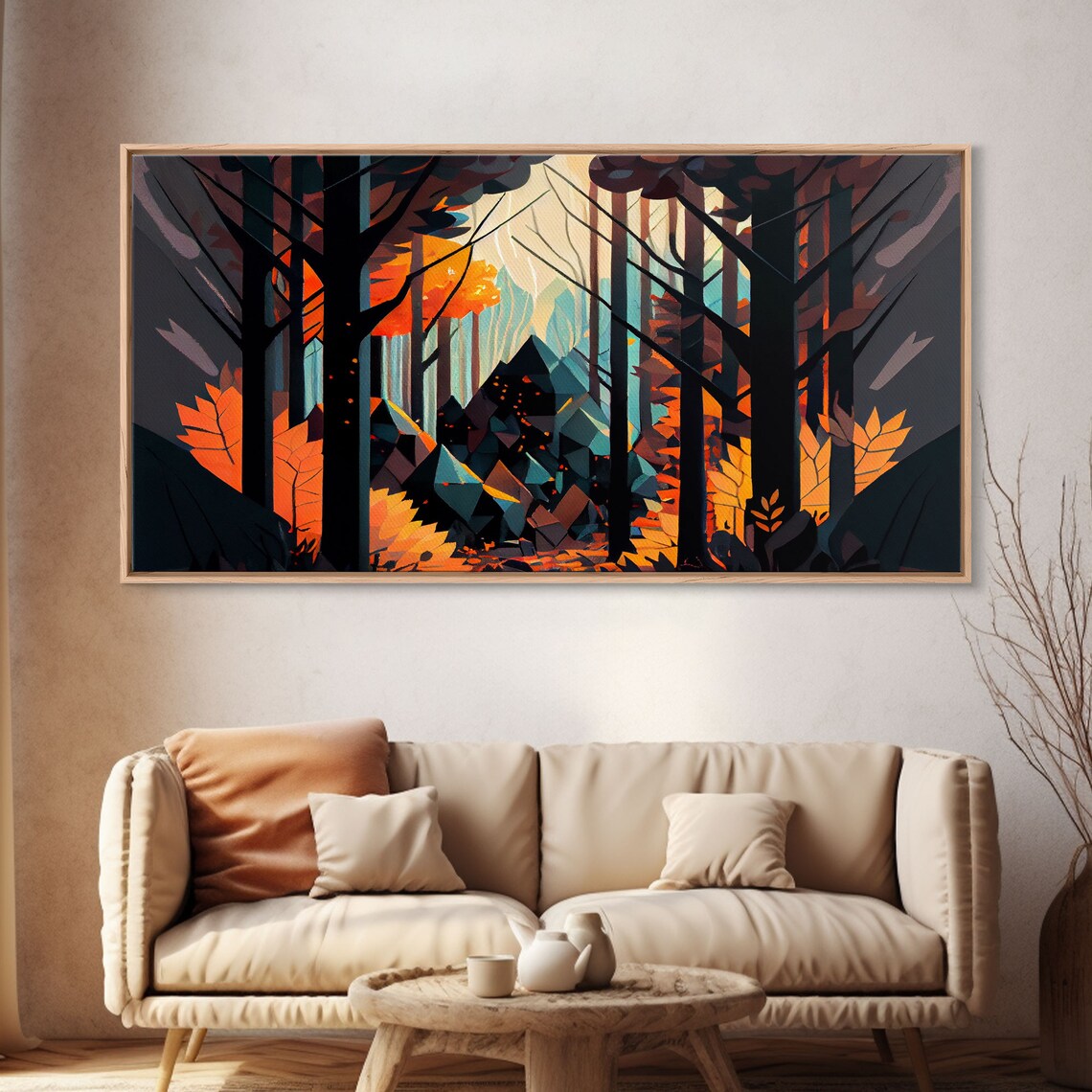 Forest Fire Seen Through A Kaleidoscope, Art Print - Image 4
