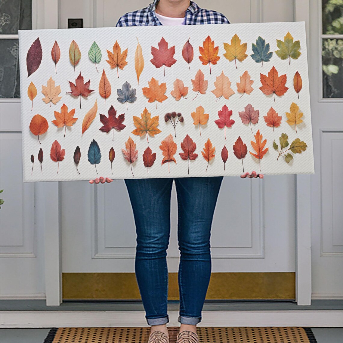 Fall Leaves Study, Autumn Seasonal Decor - Image 4