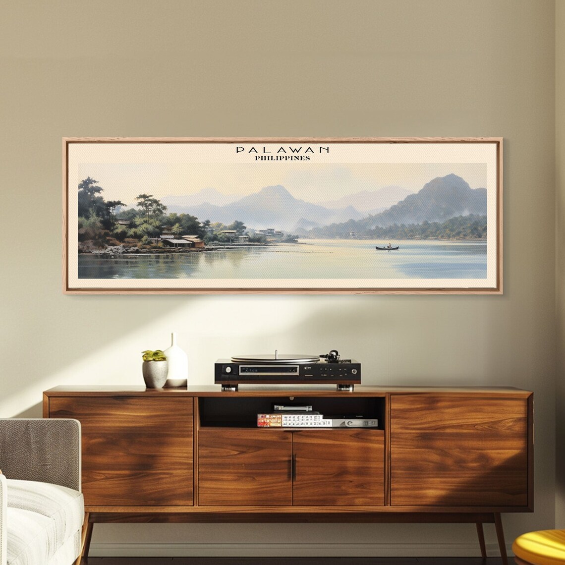 Palawan Travel Poster, Panoramic Wall Art Print - Image 4