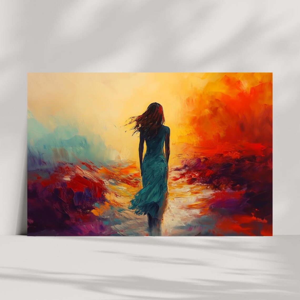 Abstract Woman, Emotional Wall Decor Art Print - Image 5
