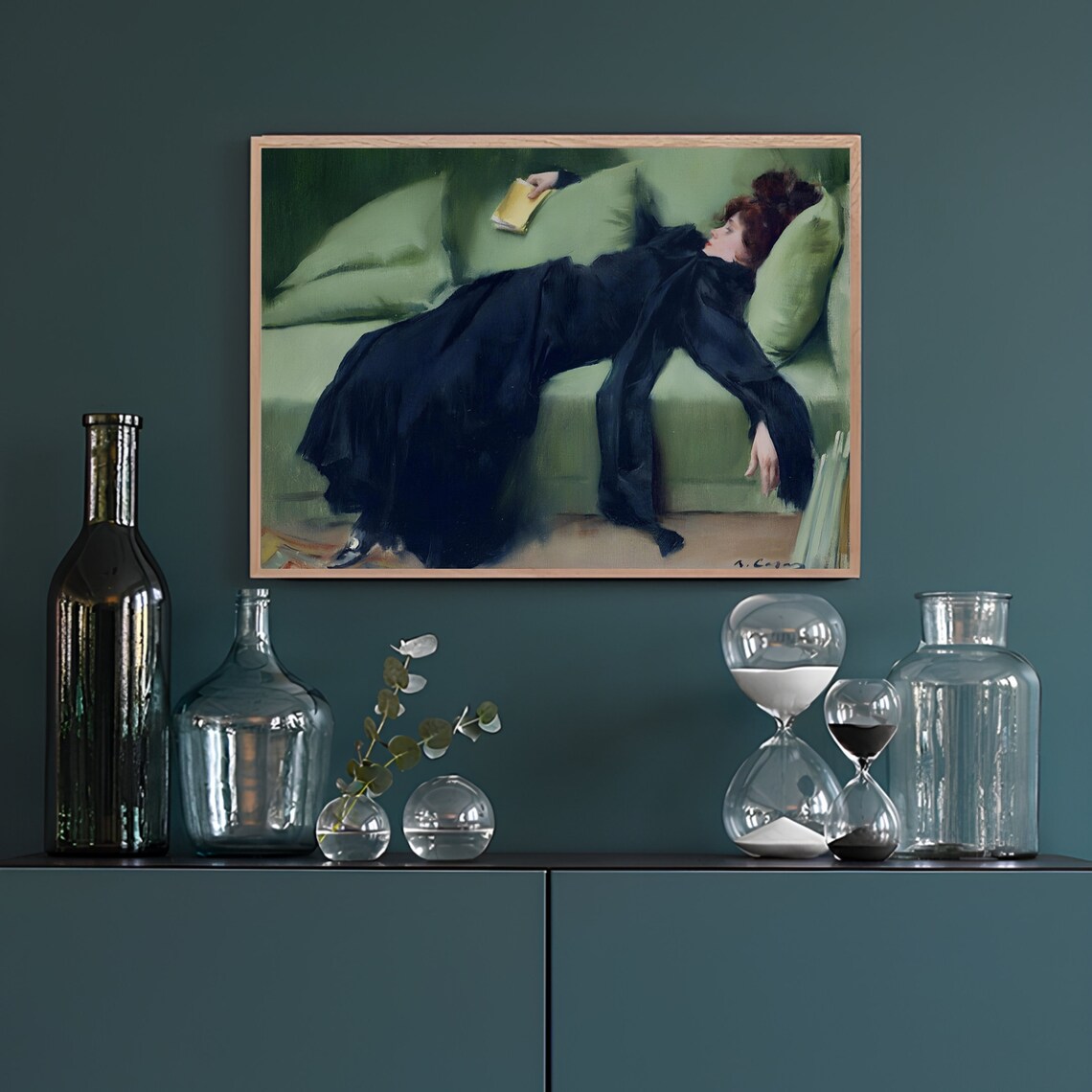 Ramon Casas Decadent Young Woman After the Dance Vintage Art Print - Image 3