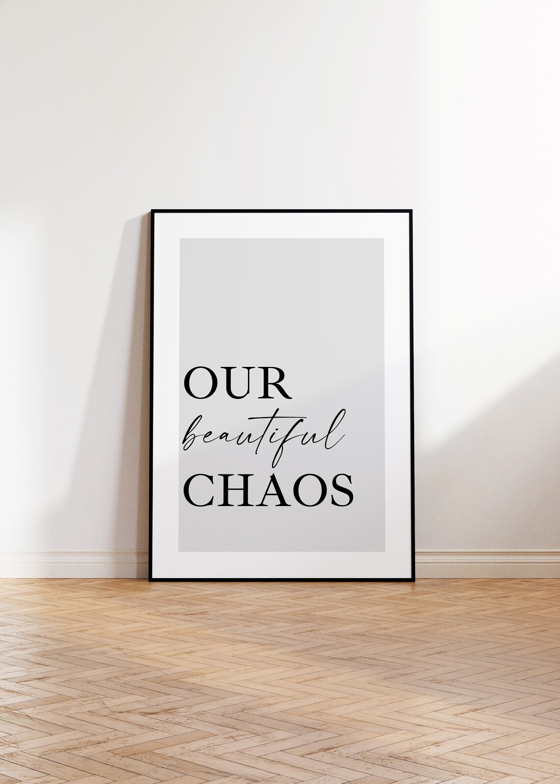 Beautiful Chaos Art Print, Hallway Wall Art