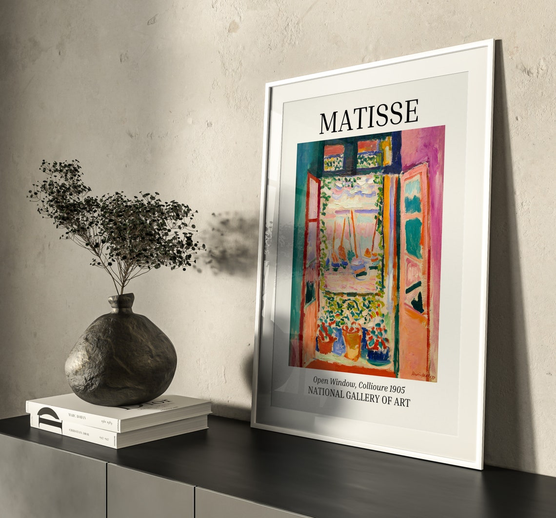Henri Matisse Open Window Collioure 1905 National Gallery Art Poster - Image 2
