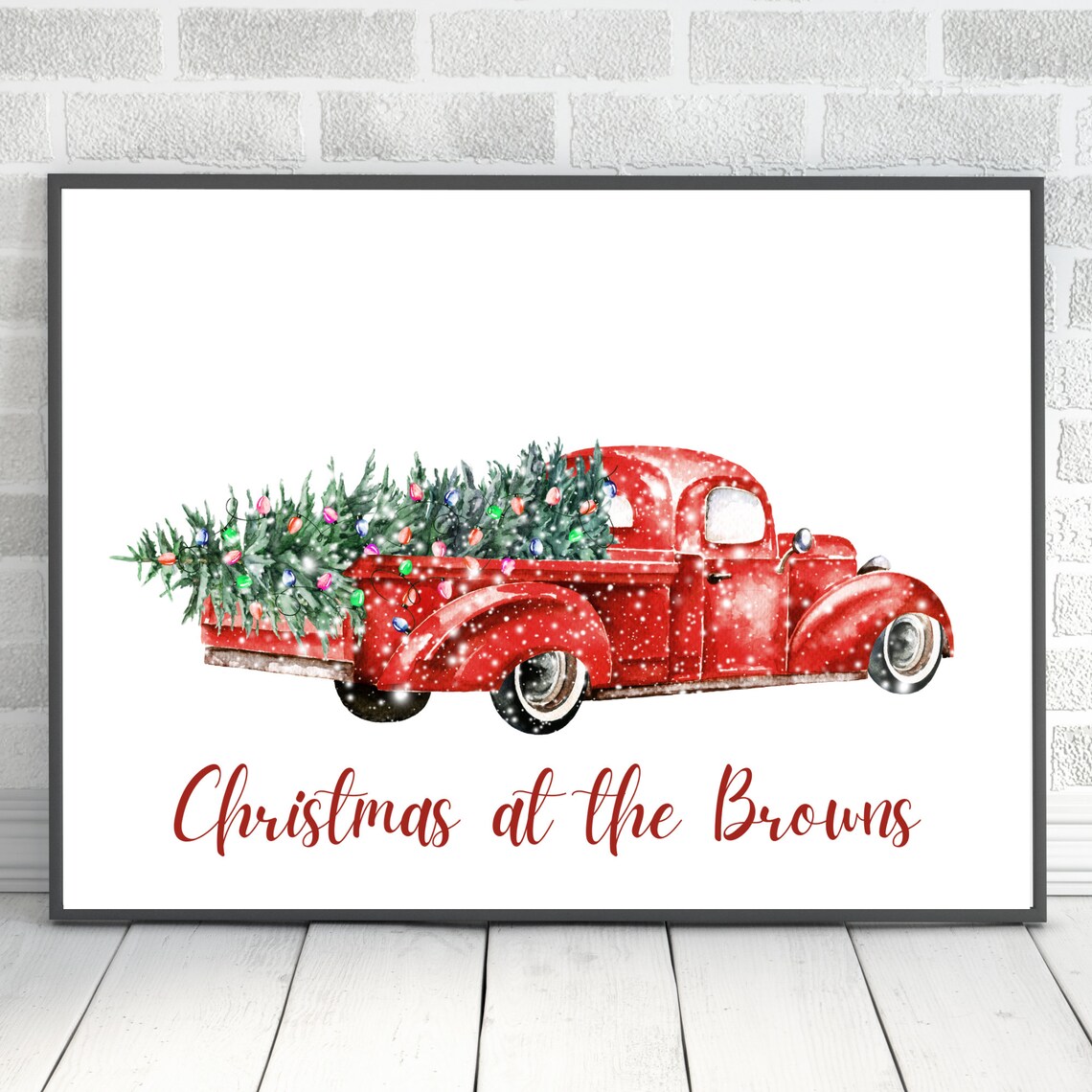 Christmas Family Christmas Decor Art Print