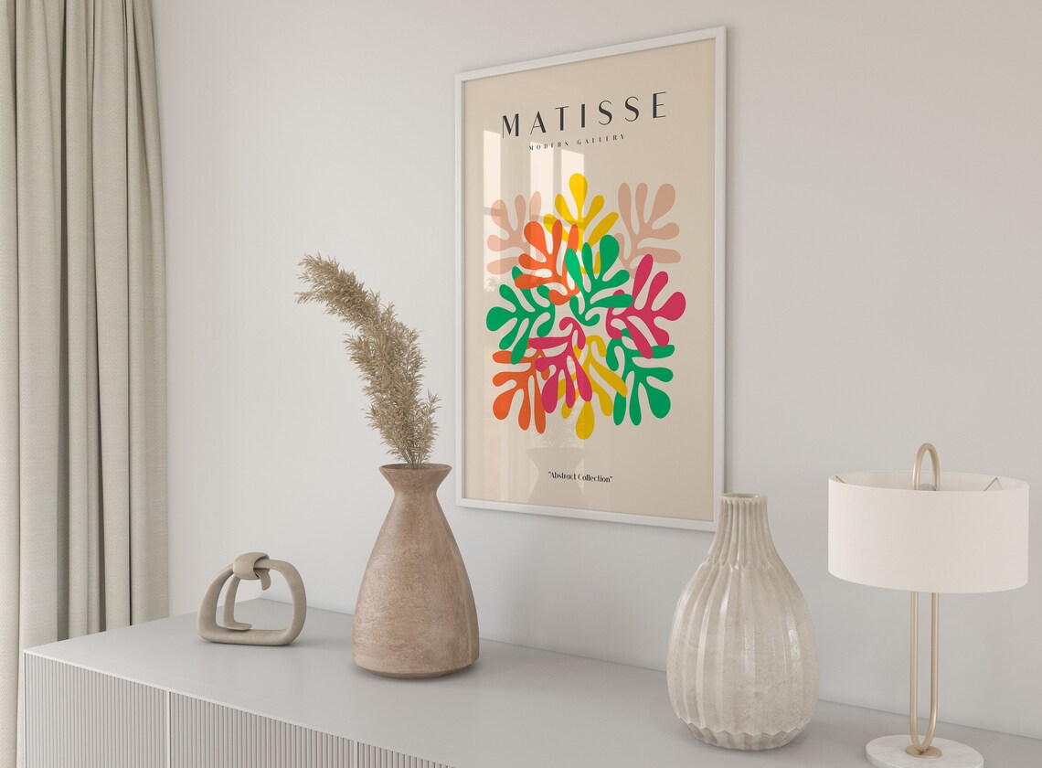 Matisse Print Henri Matisse Wall Art Matisse Exhibition Art Posters Unframed - Image 2