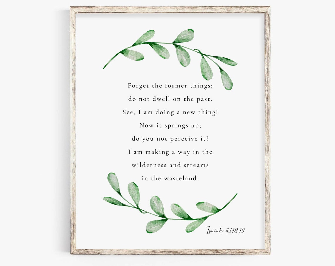 Isaiah 43:18-19 - Botanical Scripture - Image 3