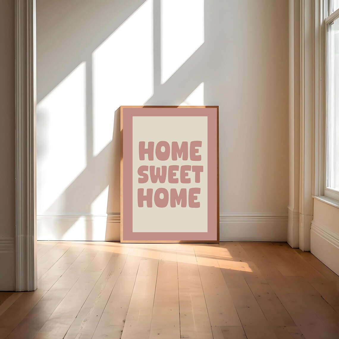 Home Sweet Home Poster, Daily Reminders Affirmation - Image 4