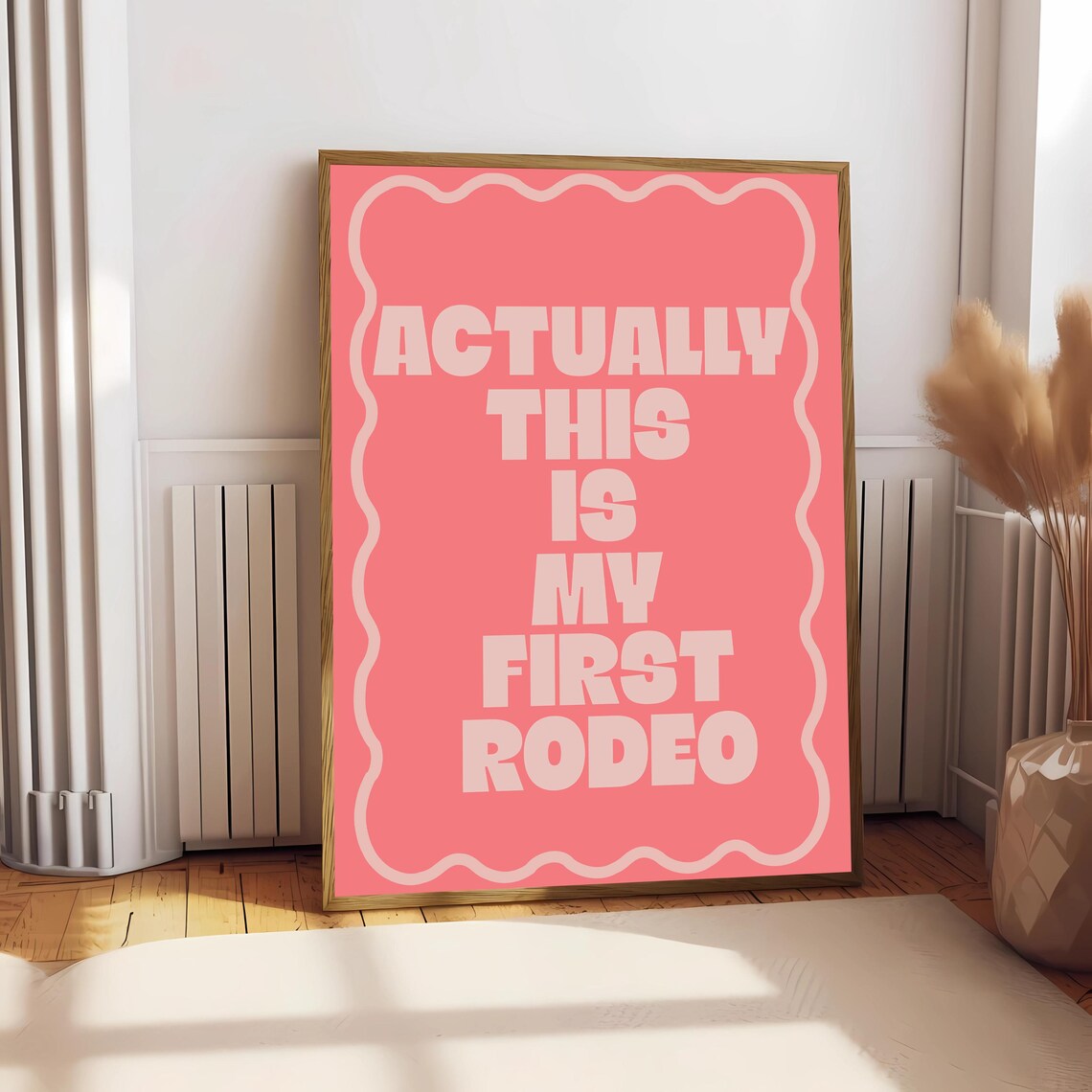 Actually This Is My First Rodeo, Affirmation Poster - Image 2