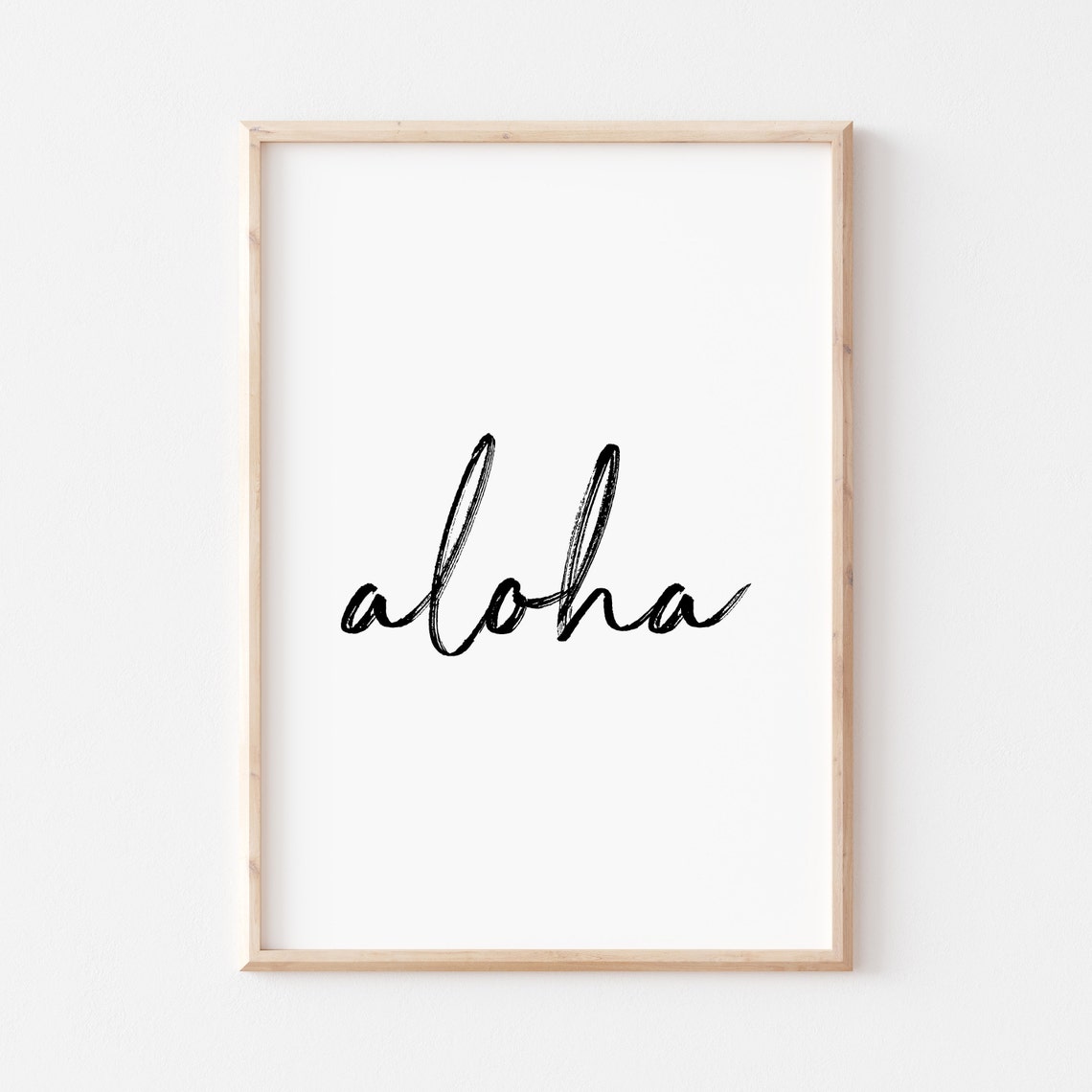 Aloha Hawaii Beach Decor Art Print