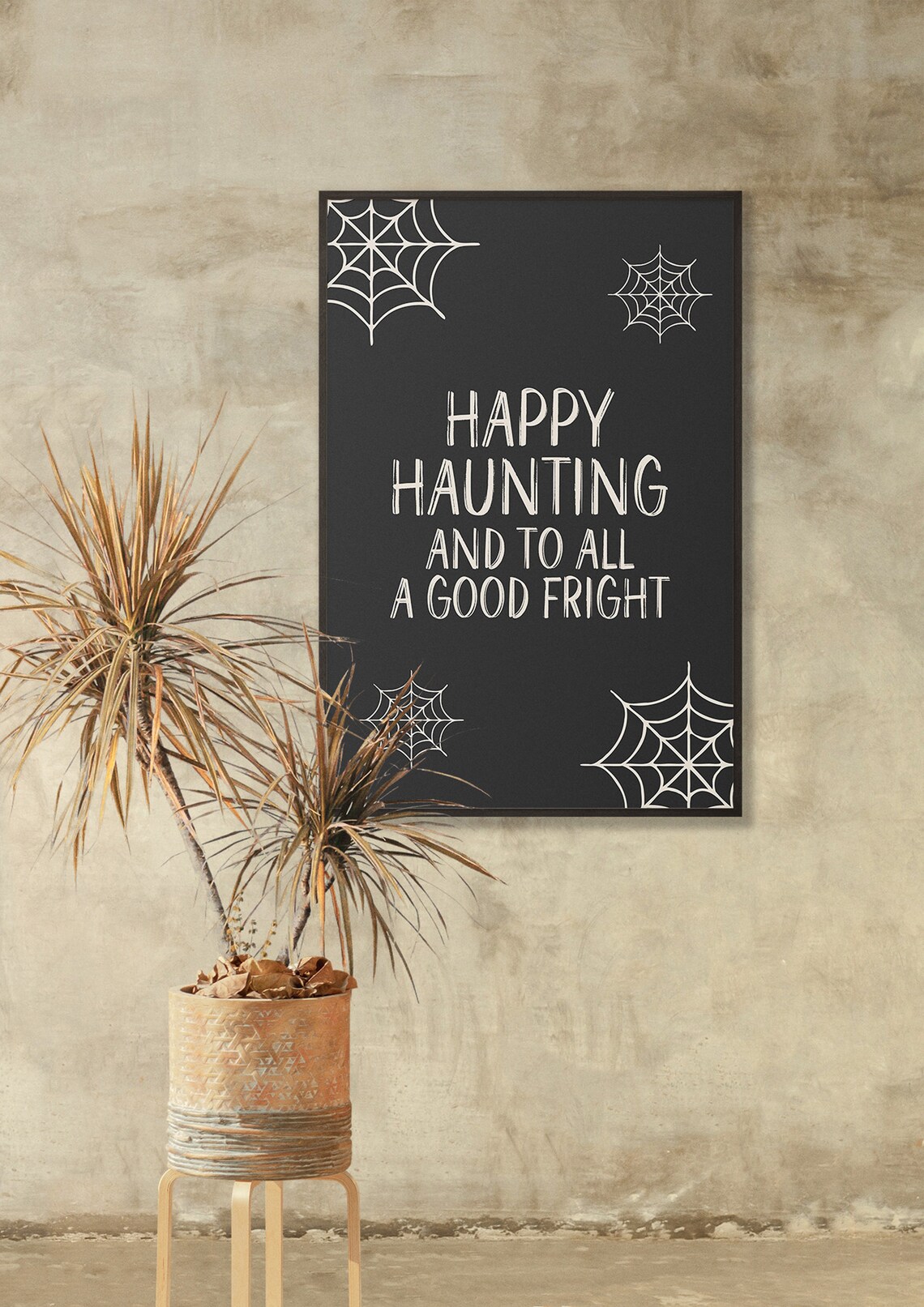 Happy Haunting and to All a Good Fright Halloween Party Poster - Image 5