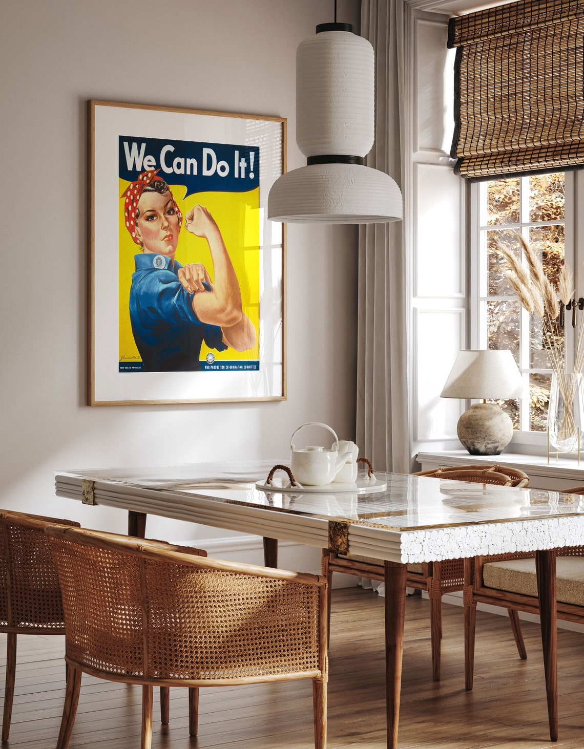 Feminist Poster Wwii Poster Rosie The Riveter Girl Power Poster Feminist Wall Art Poster For Girls Room Poster Feminist Wall Art - Image 2
