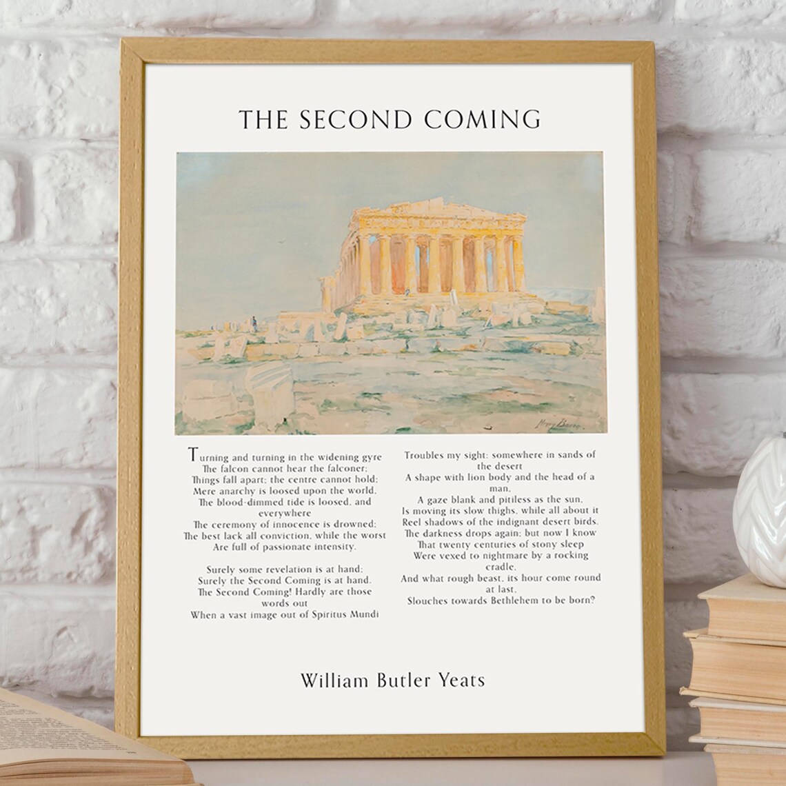 The Second Coming, English Literature Art Print - Image 2