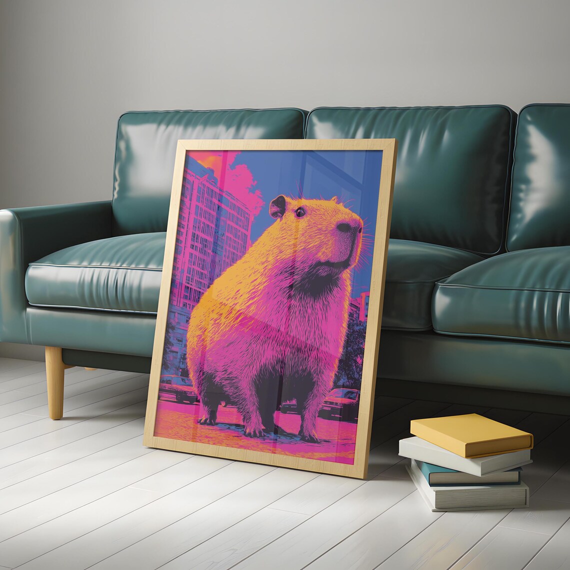 Capybara Cute Animal Nursery Wildlife Art Print - Image 5